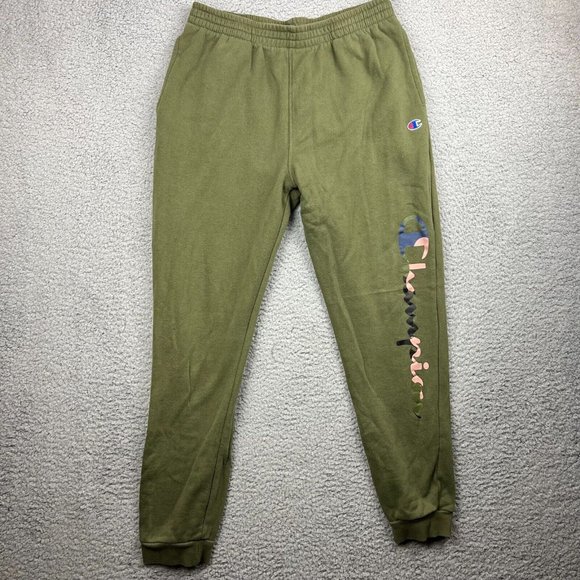 Champion Other - Champion Authentic Jogger Sweatpants Youth XL Olive Green Pockets